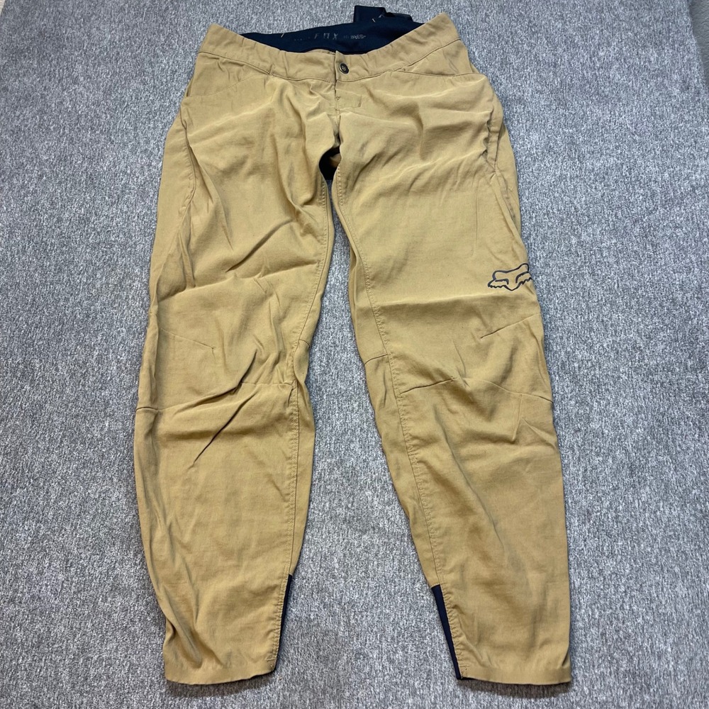 Fox Racing Ranger Mens MTB Mountain Bike Pants Bark Khaki Brown Size 28